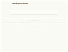 Tablet Screenshot of americancorpus.org